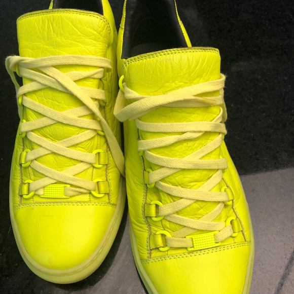 Balenciaga Other - Balenciaga Neon Size 41 Designer Jogger Leather  Colourful Shoes